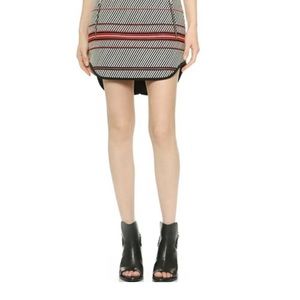 Rag & Bone High-Low Miniskirt